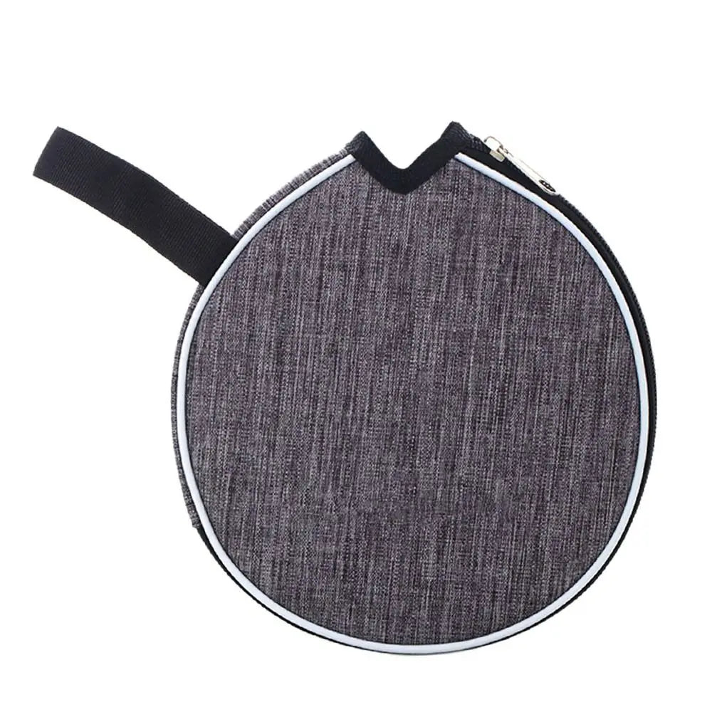 Funda protectora profesional para entrenamiento, estuche para palas de ping-pong, bolsa para raquetas de tenis de mesa con cinturón, capacidad para una sola pala.