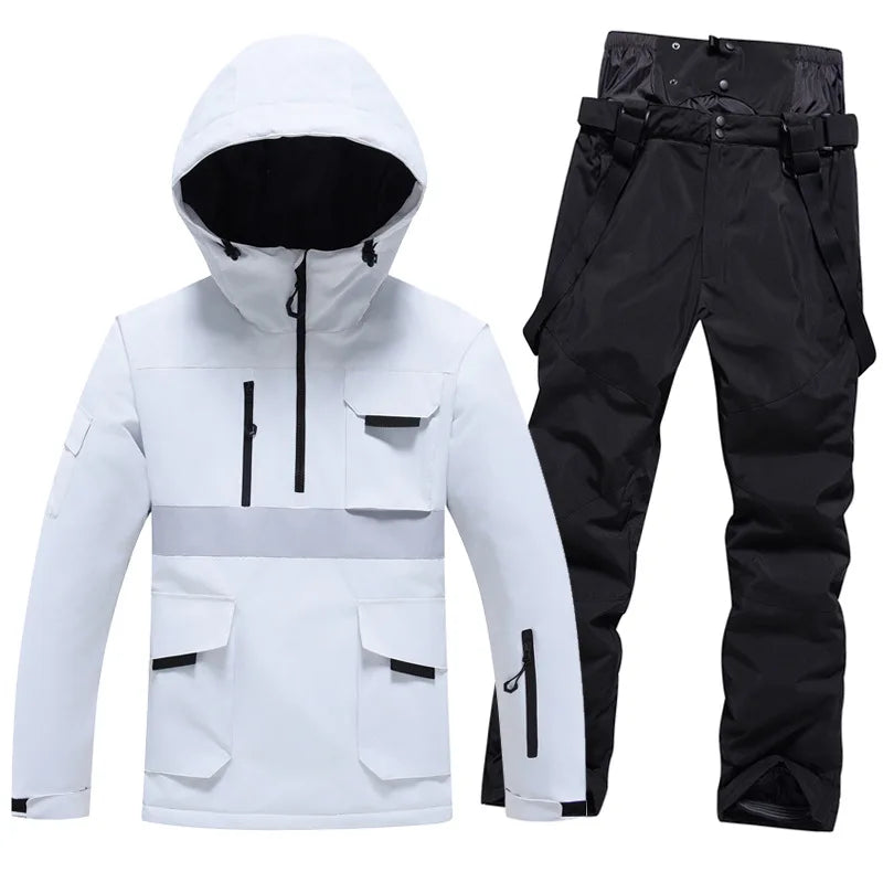 Traje de Esquí Profesional 2026, para Hombre y Mujer, Resistente al Viento y al Agua, para Tabla Individual y Doble