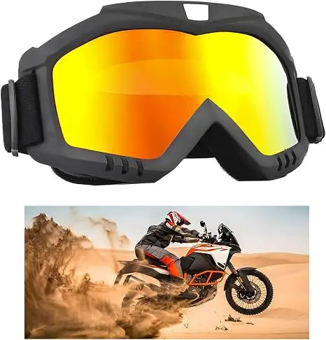 Gafas de protección para motocross, resistentes al viento, con lentes de alta definición, ideales para carreras y uso en terrenos irregulares, gafas para motociclistas y ciclistas, tanto para hombres como para mujeres.