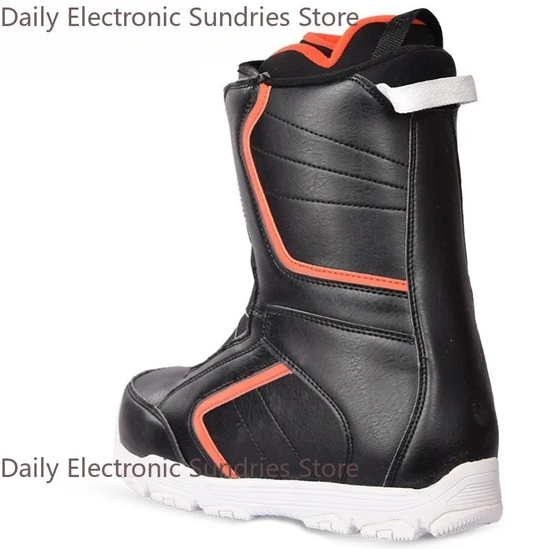 Botas de Snowboard y Esquí Boa de un Solo Cordón, Ligeras y de Calzado Rápido para Deportes de Nieve