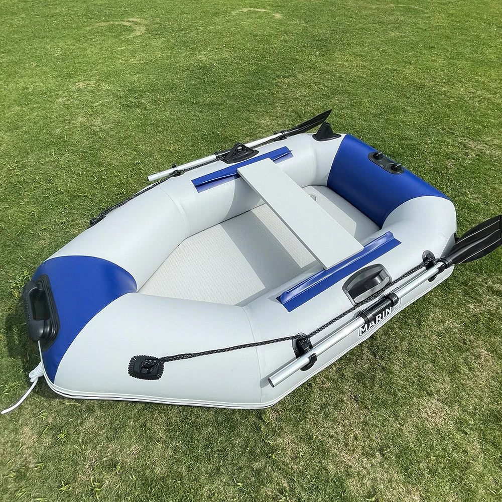 Bote inflable de PVC reforzado, para 1 a 3 personas, kayak inflable para pesca, bote plegable, canoa para deportes acuáticos al aire libre, pesca y rafting.
