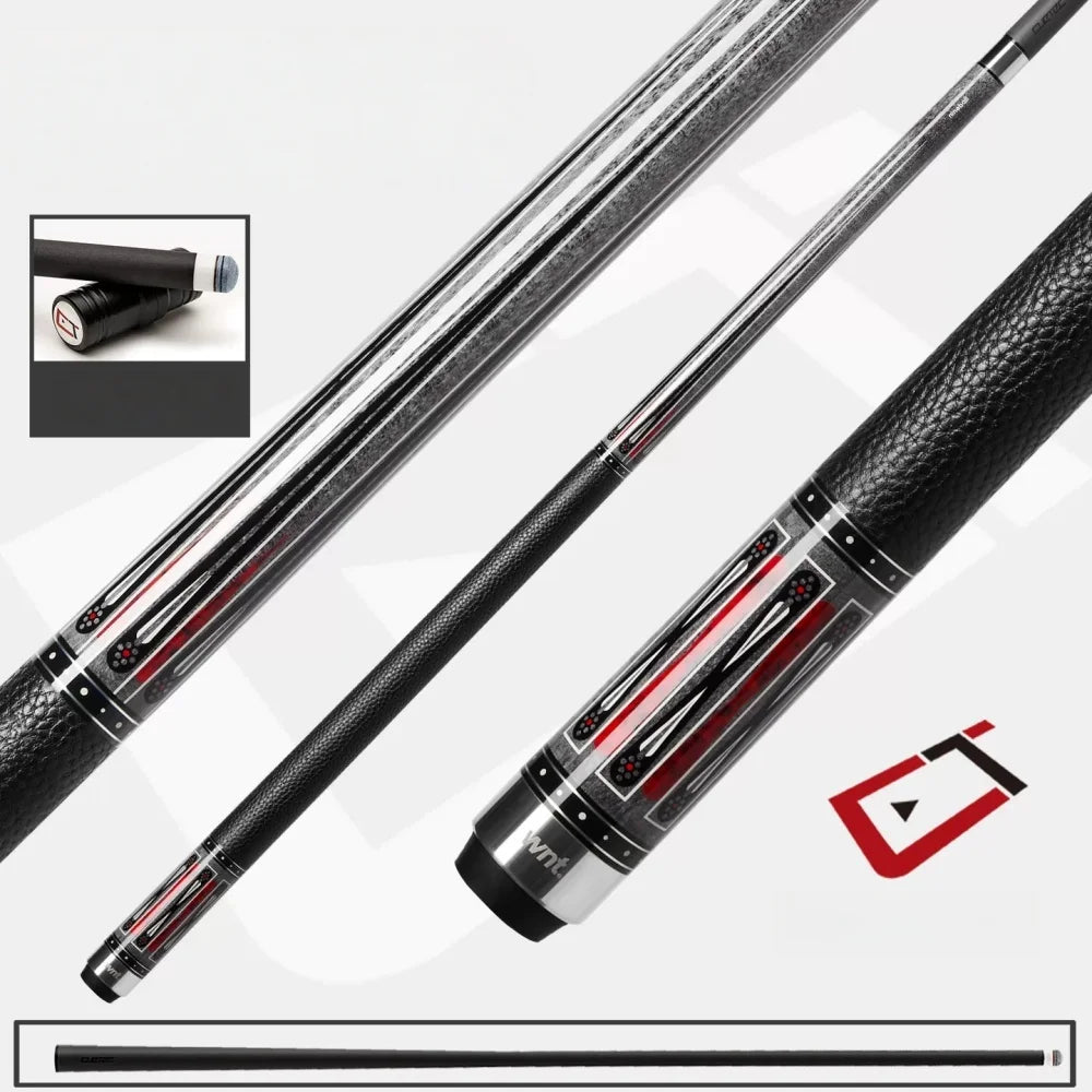 Taco de billar Cuetec Magician Carbon Cynergy de 58 pulgadas, 11.8/12.5mm
