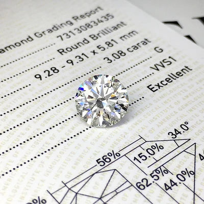 Joyería personalizada HPHT anillo de diamante cultivado en laboratorio para mujer anillo de boda de compromiso Jwewlry de alta calidad