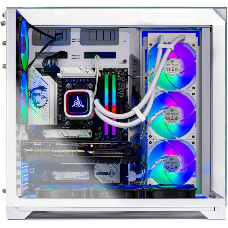 PC de Escritorio para Juegos O11 Vision, Ultra 9 285K 3.7 GHz, RTX 5090 32GB, Placa Z890, SSD NVMe Gen4 de 4TB, 64GB DDR5