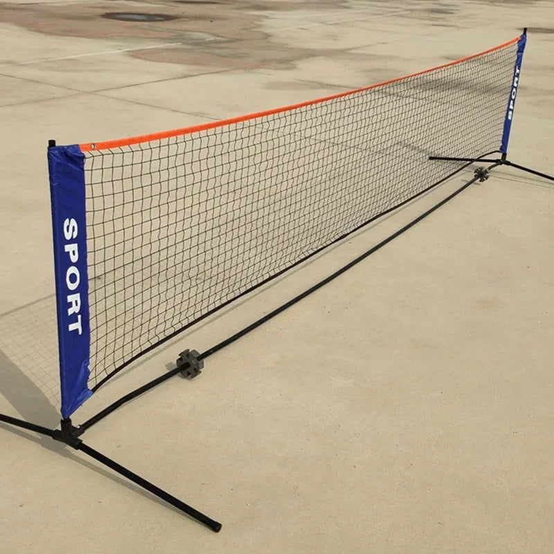 Red deportiva portátil para bádminton y tenis, para entrenamiento de fútbol, tenis y Pickleball (solo red, sin soporte)