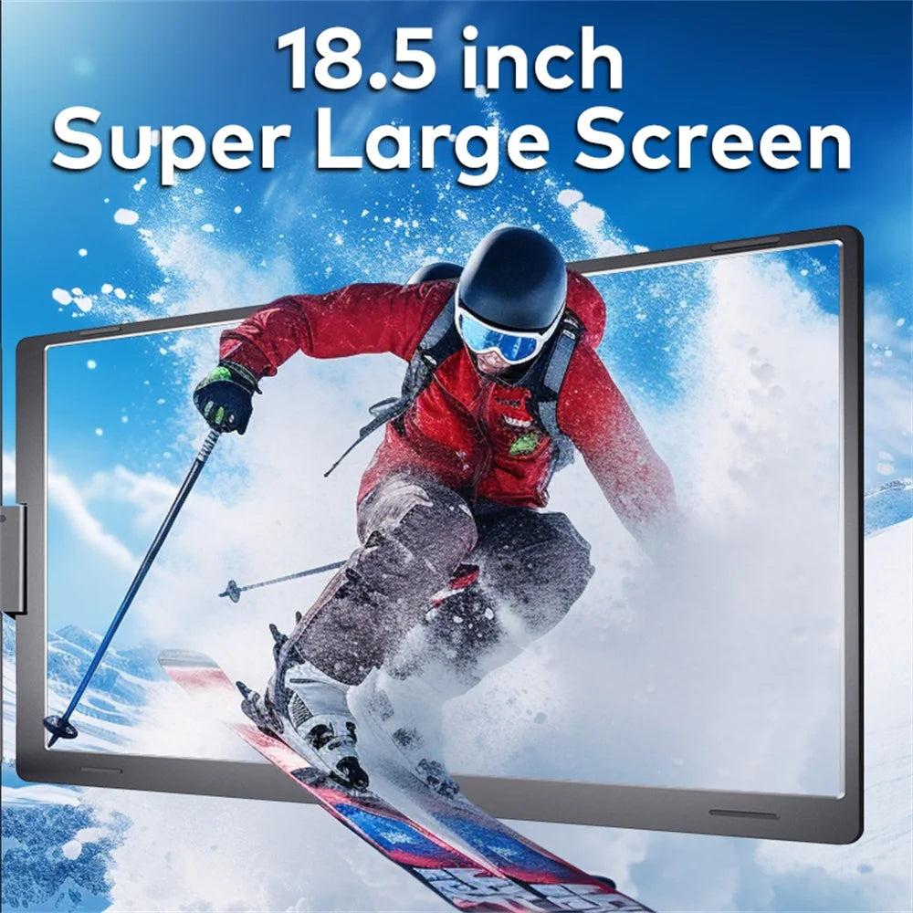 Rospider Extensor de Pantalla Triple de 18.5 Pulgadas, Monitor Portátil IPS 1080P para Juegos, Compatible con Laptops de 12 a 18 Pulgadas, MacBook, Windows