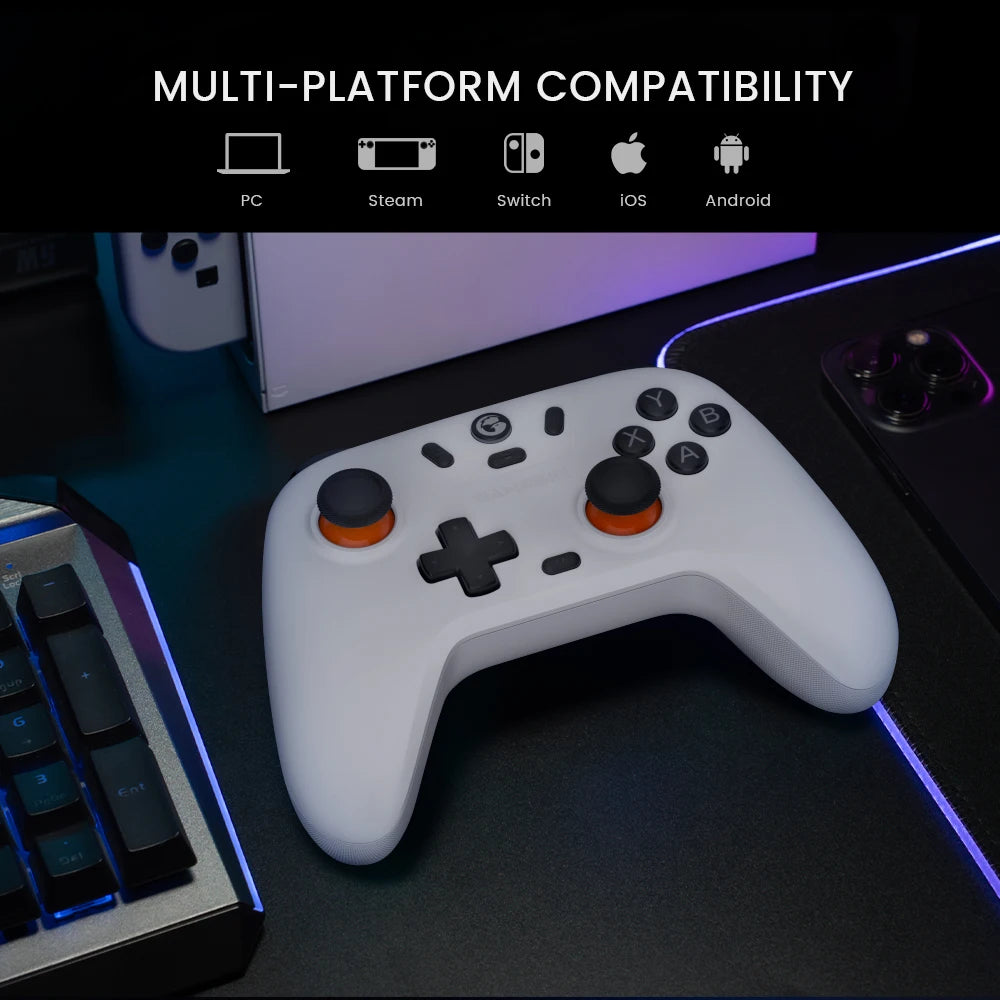 Mando inalámbrico GameSir Nova Lite, controlador de juegos Bluetooth con efecto Hall para Switch, Android, iOS, PC y juegos de Steam
