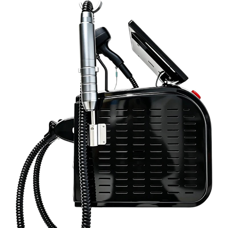 Máquina láser portátil 2 en 1 Soprano Titanium, con tecnología FAC para mejorar la energía, sistema de enfriamiento por hielo y diodo para la depilación, y equipo para la eliminación de tatuajes con tecnología de pico