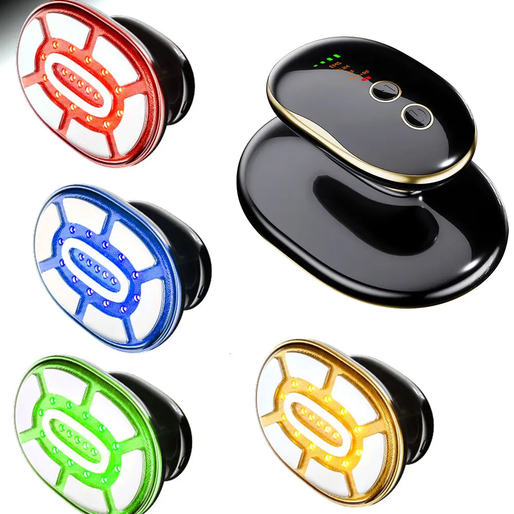 Masajeador Anticelulítico de 4 Modos, Máquina Eléctrica para Esculpir el Cuerpo, Quemador de Grasa, Adelgazante Corporal, Dispositivo de Belleza para Lifting Facial