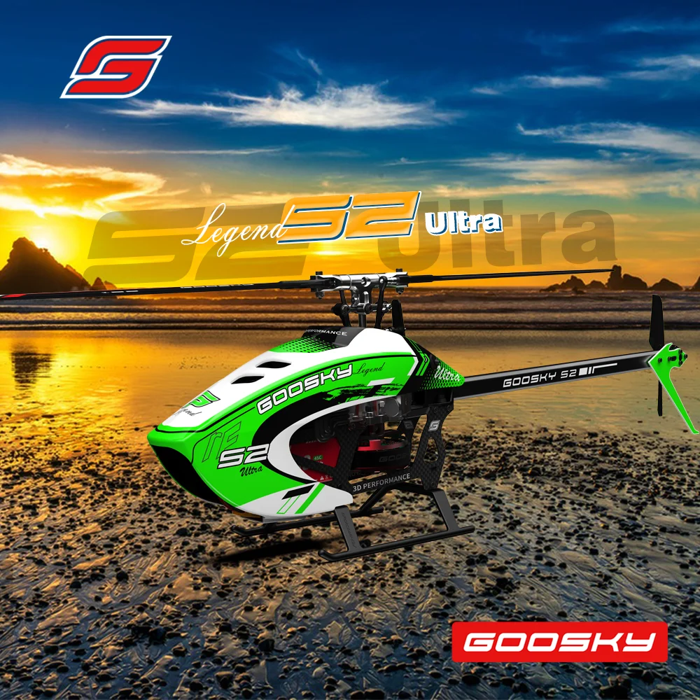 NUEVO en Stock 2025, GOOSKY S2 Ultra LEGEND, La Experiencia Definitiva, Helicóptero 3D de 6 Canales