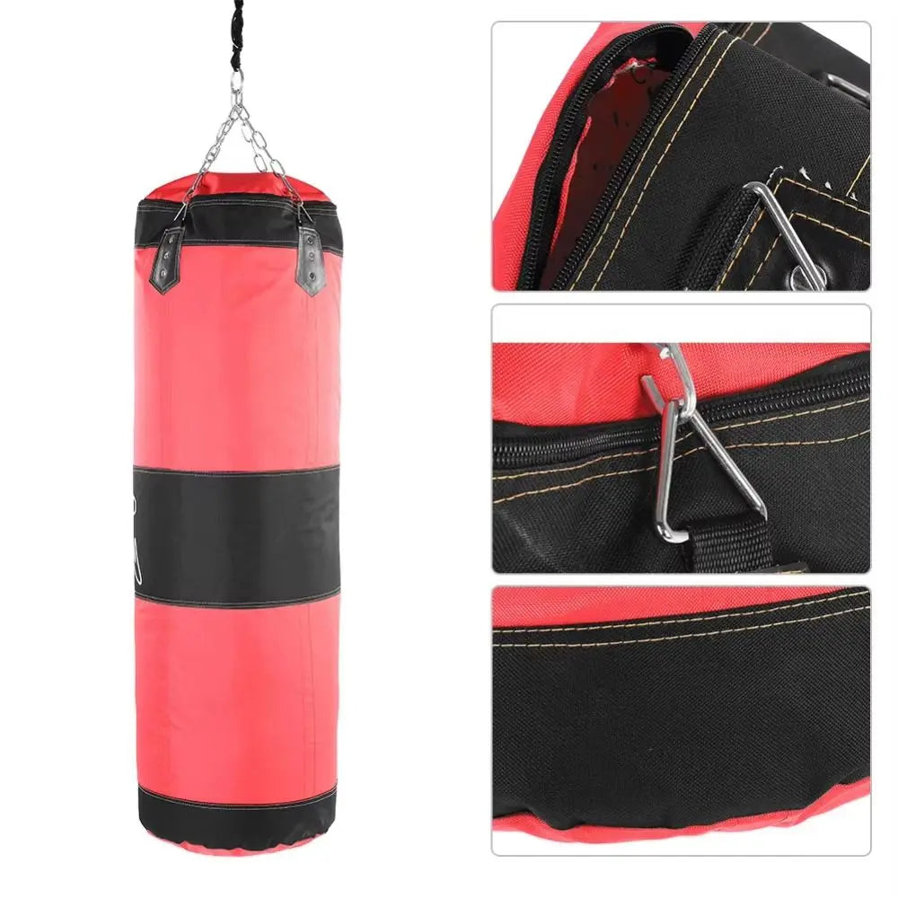 Accesorios de entrenamiento de Taekwondo, bolsa de boxeo Oxford hueca, ejercicio de entrenamiento, bolsa de boxeo, bolsa de boxeo Oxford a presión para interiores
