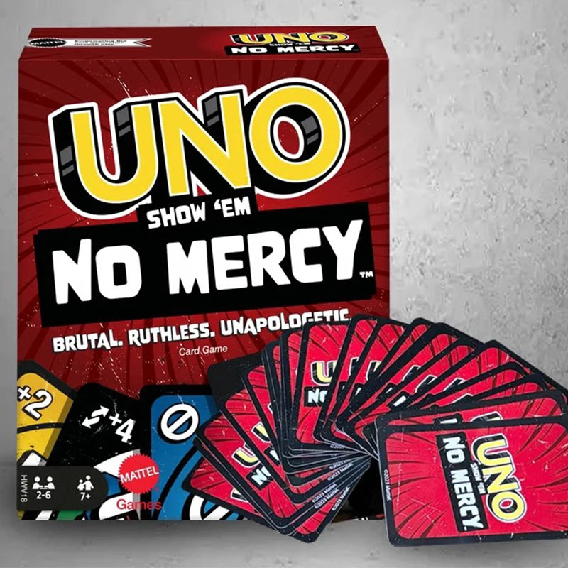 Mattel Games UNO Flip! Juego de mesa, cartas de juego, Hot Wheels, No Mercy, Super Mario, Toy Story, DOS, Minecraft, F1 de colección de élite