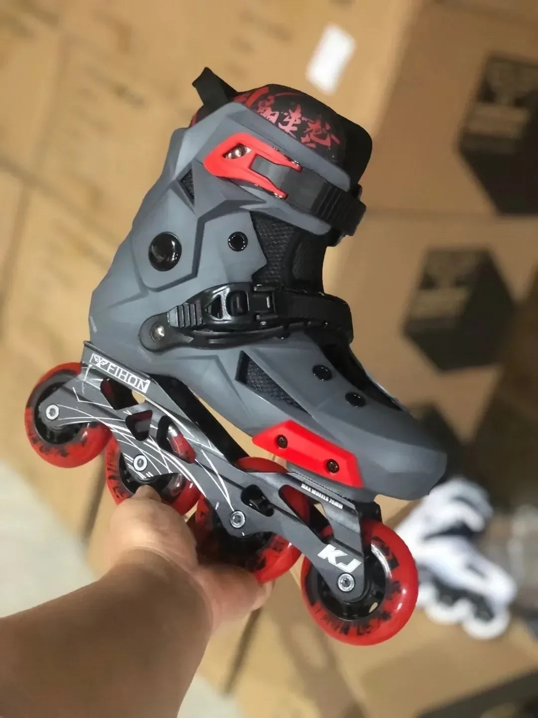 Patines en Línea Originales Roselle Talla 35 a 46, Patines Profesionales para Adultos y Niños, Zapatos de Patinaje sobre Ruedas, Slalom, Deslizamiento