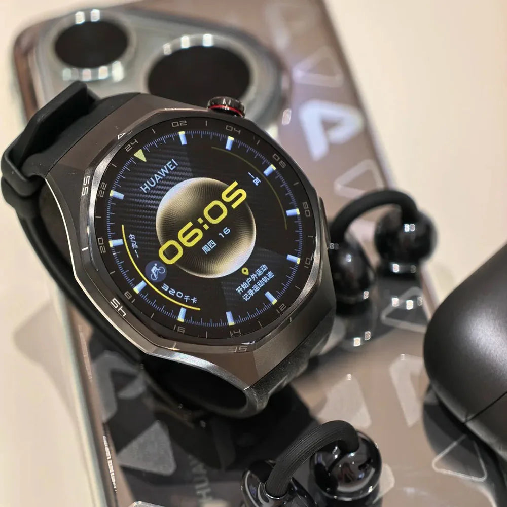 Smartwatch Huawei Watch GT 6 Pro 46 mm, pantalla AMOLED de 1,47 pulgadas, GPS, compatible con llamadas Bluetooth para iOS y Android, versión global