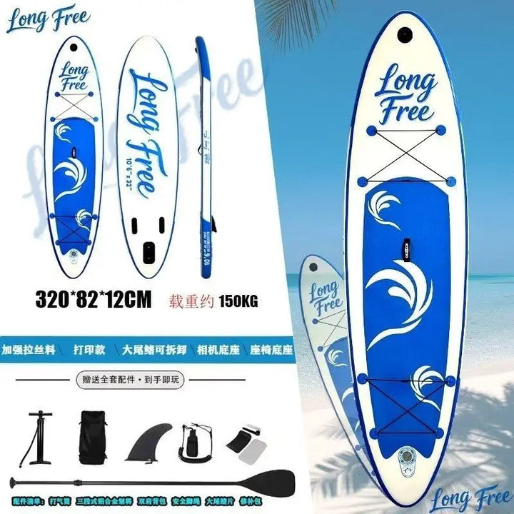 Tabla de Paddle Surf Inflable Multiusos para Pesca y Recreación, Tabla SUP para Adultos, Tabla de Paddle Surf Reforzada y Ancha para Dos Personas