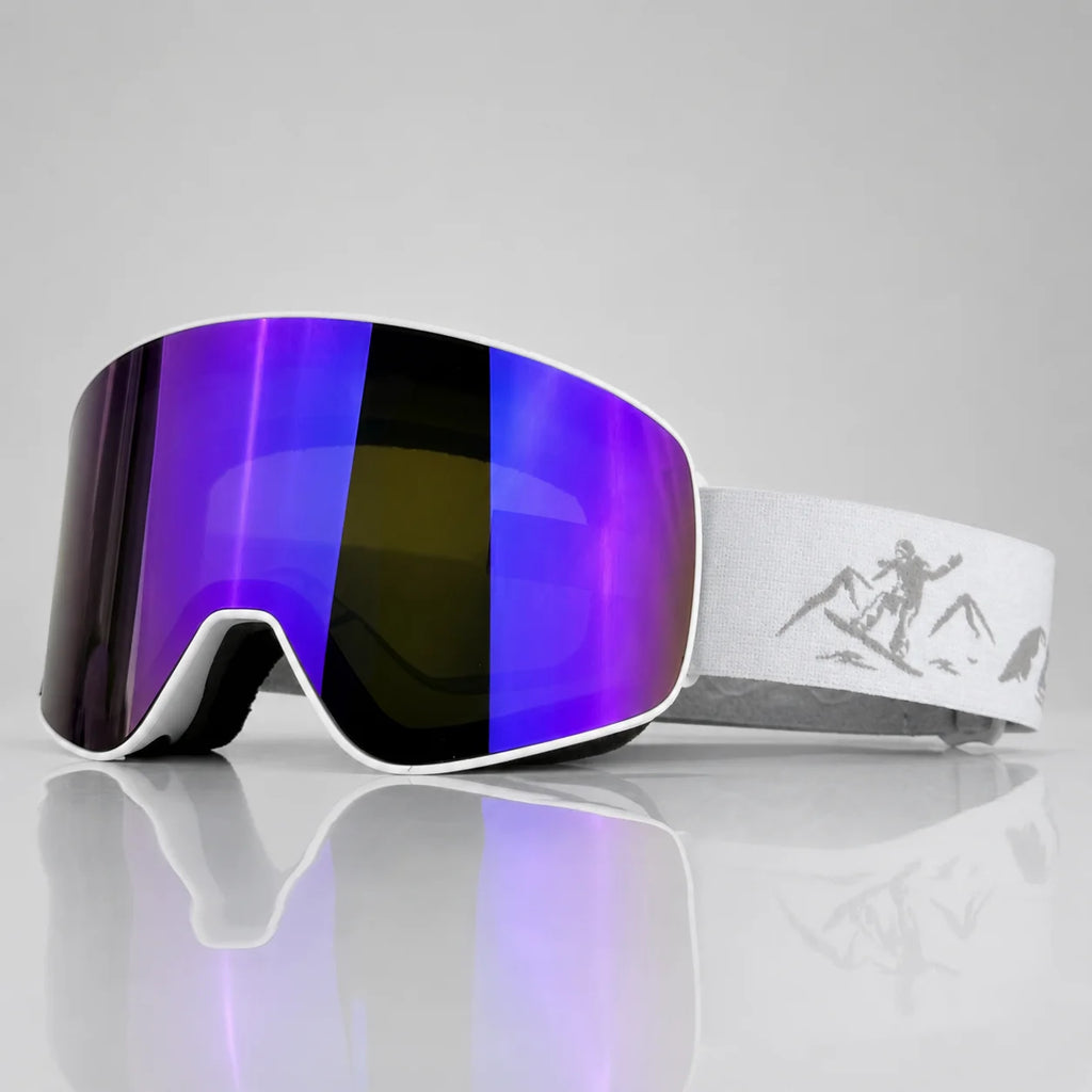 Gafas de Esquí de Doble Capa Antivaho UV400, Gafas de Snowboard, Gafas de Moto de Nieve, Lentes para Deportes al Aire Libre, Esquí