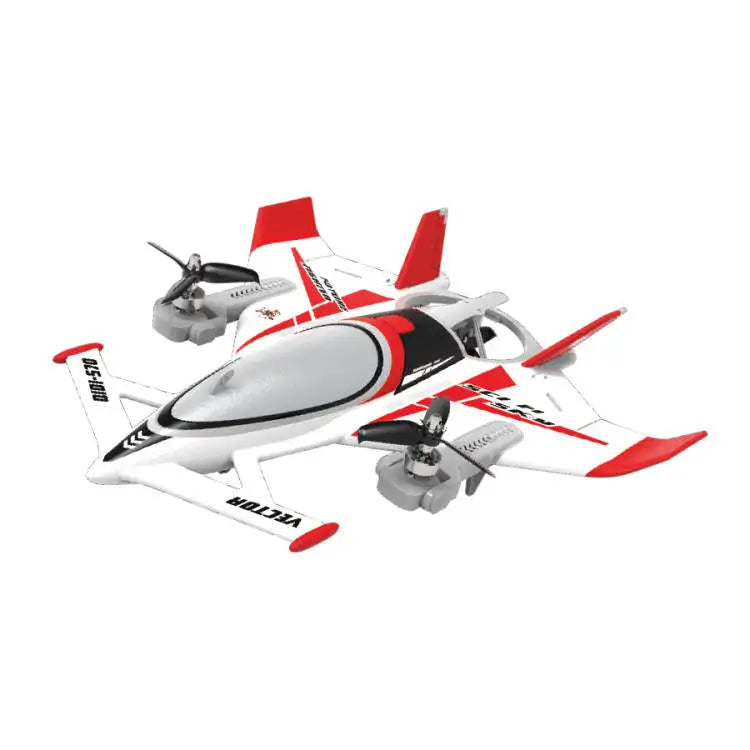 Avión QIDI570 RC, Avión de Control remoto de 8 canales con Motor sin escobillas, avión Vector de 3 ejes, modelo planeador 3D/6G RC, juguete para niños