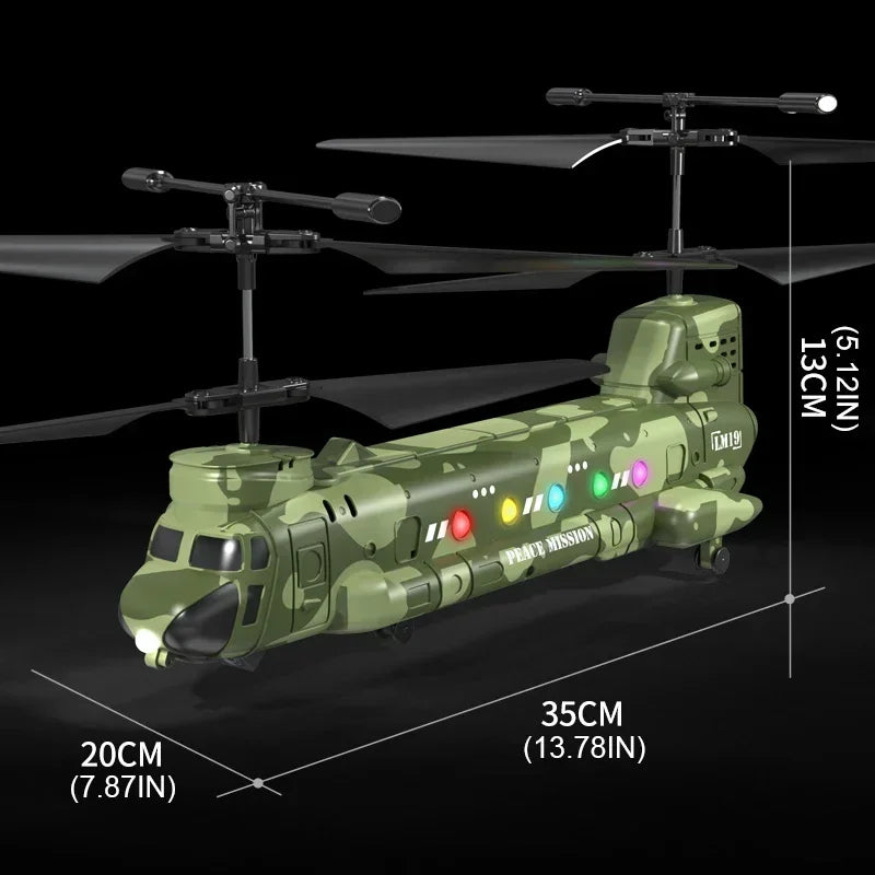 Helicóptero Rc con cámara, Avión de Control remoto, fotografía aérea, avión con luz, modelo eléctrico, juguete, regalo para niños, LM19-D