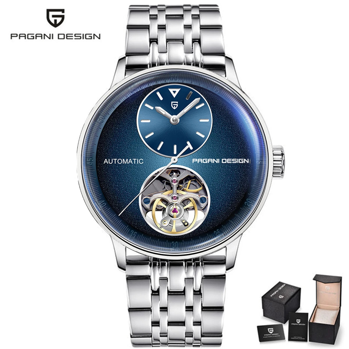 2025 PAGANI DESIGN New Simple Men Mechanical Watches Business Waterproof 100M Stainless Steel Automatic Luminous Watch for Men