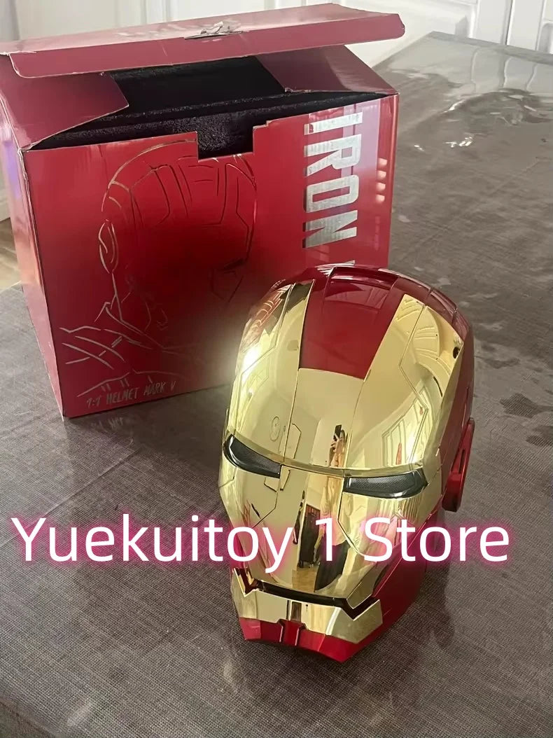 Casco de Iron Man Mk5 Mk50 Mk17 Recién Mejorado, Edición de Colección, Regalo para Coleccionistas