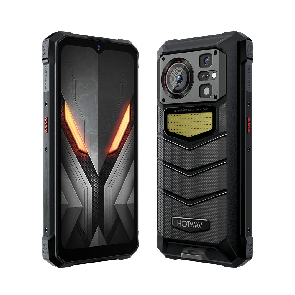 [Enviado desde Europa]HOTWAV W11 Teléfono Robusto 4G Pantalla FHD+ de 6.6 pulgadas 16(8+8)GB RAM+256GB ROM MTK MT8788 4G Batería de 20800mAh Carga Rápida de 27W Cámara de 64MP+16MP Android 13 NFC