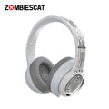 Audífonos Bluetooth Zombescat S1 con Bajos Potentes, Cancelación de Ruido ENC para Llamadas, Auriculares Inalámbricos con Luces LED