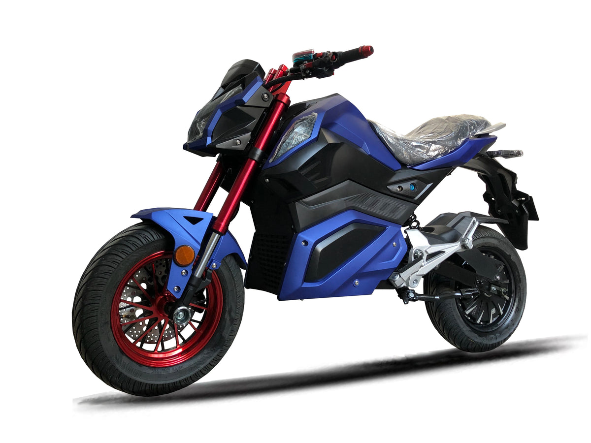 Motocicleta eléctrica de carreras Luyuan 2026 con motor de batería de litio mini de 2000w