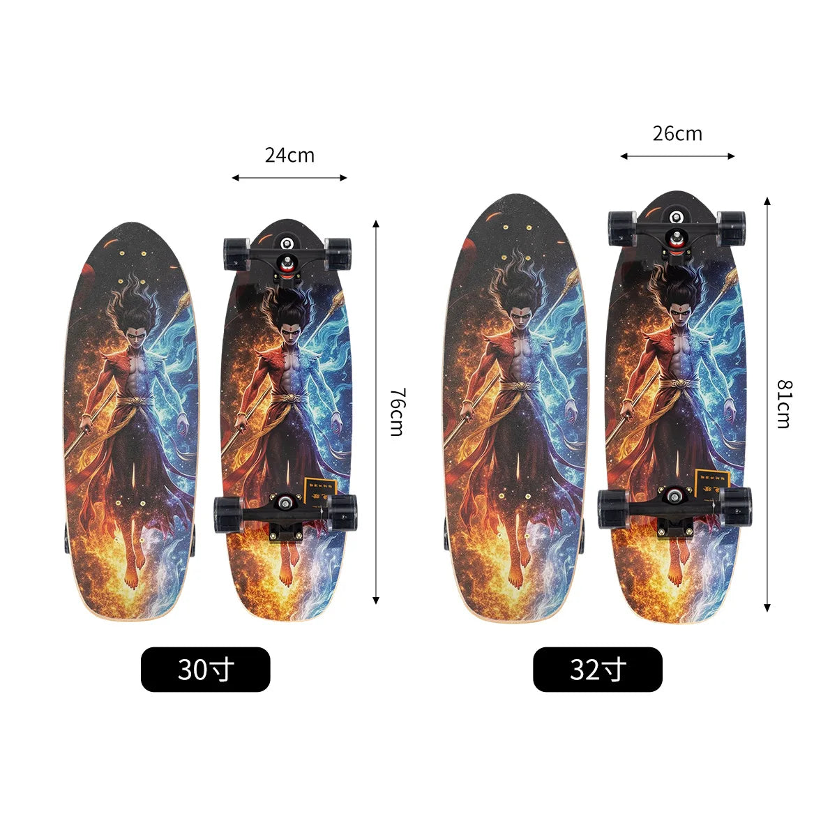 Surf Land Skateboard CX4 CX7 Maple, monopatín de carving, cruiser, longboard, para pumping, estilo cool, deportivo, urbano, al aire libre