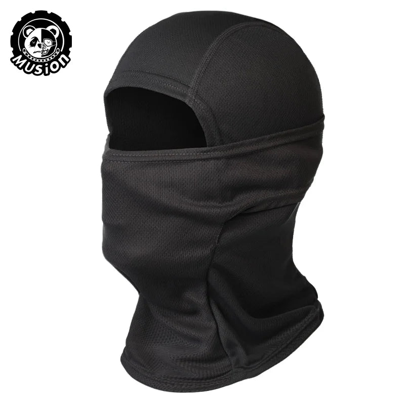 Conjunto de gorro de pescador con ala ancha y pasamontañas de camuflaje Musion para hombre, gorra tipo boonie para exteriores, sombrero de protección solar para pesca