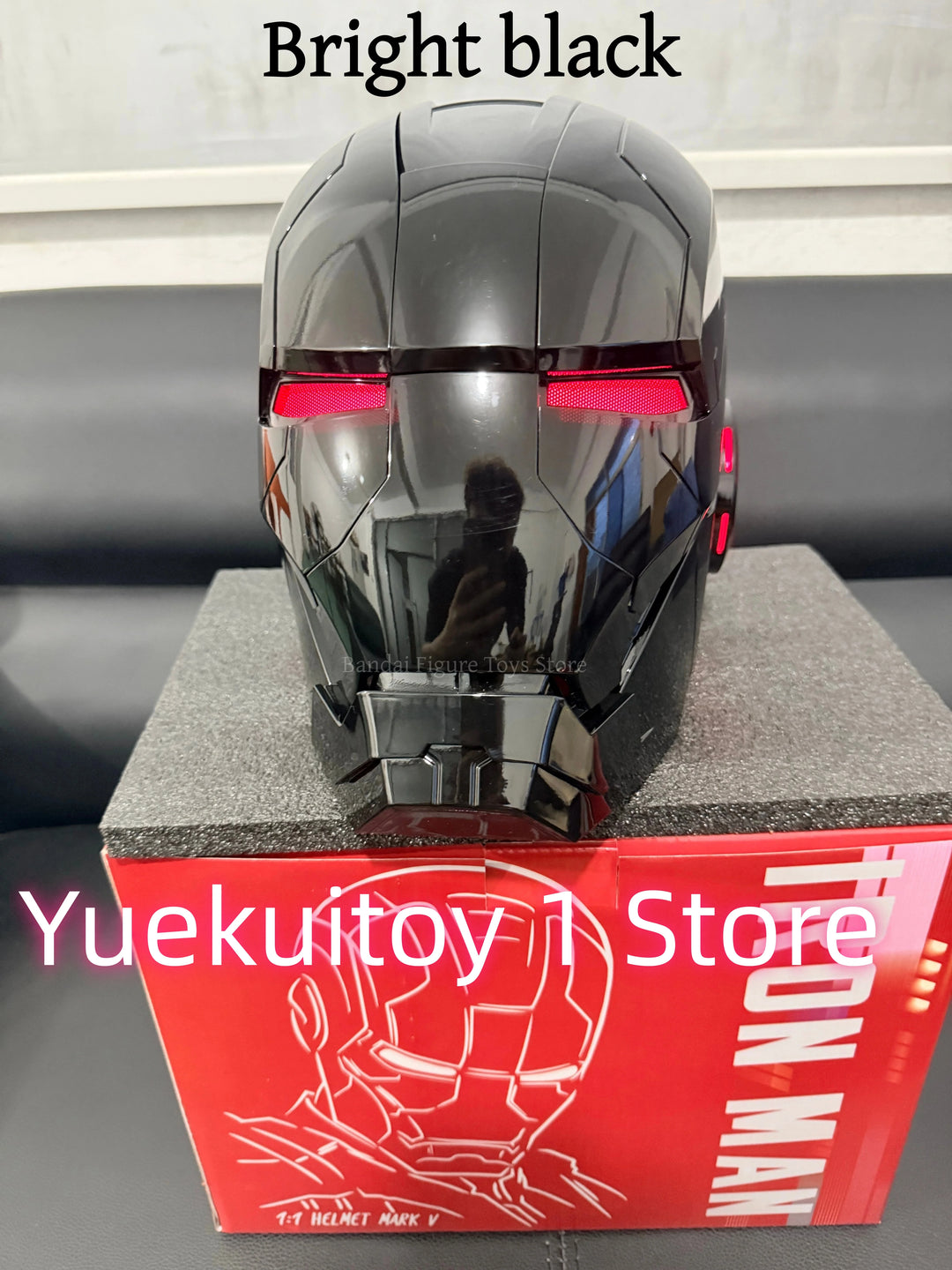 Casco de Iron Man Mk5 Mk50 Mk17 Recién Mejorado, Edición de Colección, Regalo para Coleccionistas