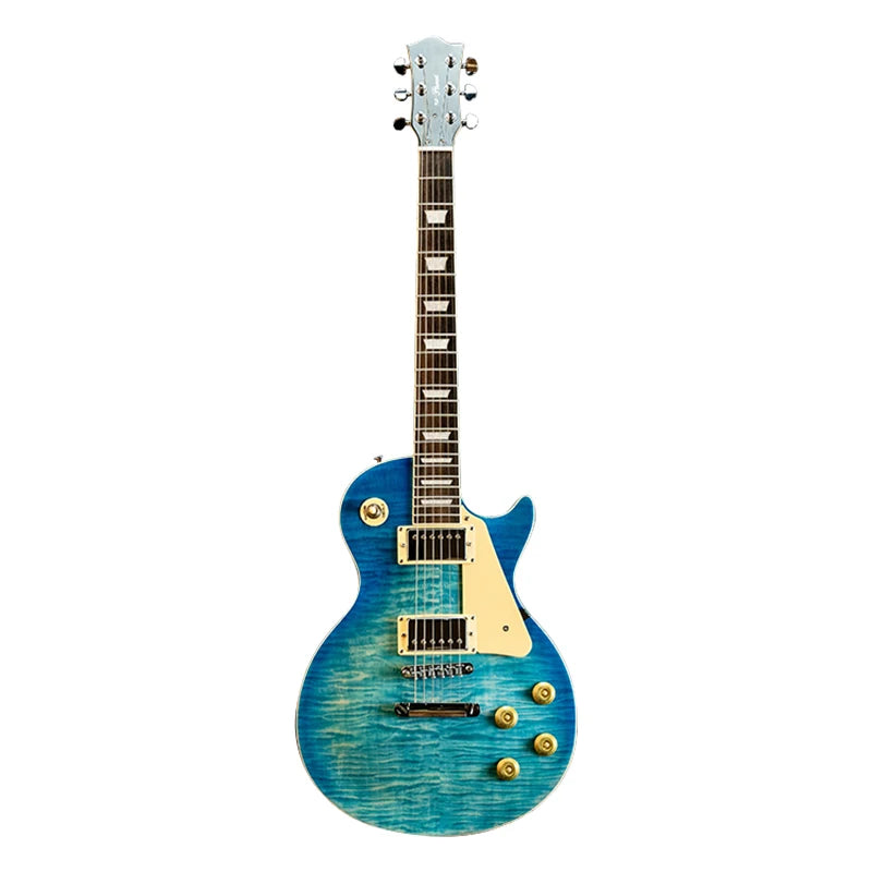 Guitarra Eléctrica Profesional de Alta Calidad de 6 Cuerdas; Guitarra Eléctrica LP Adecuada para Actuaciones en Solista