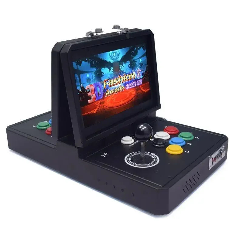Máquina de Juegos Arcade Portátil Plegable para el Hogar - Joystick de Doble Pantalla Todo en Uno Pandora Moonlight Box