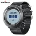 Reloj de buceo libre NORTH EDGE APACHE-D, nuevo, para deportes al aire libre, reloj para hombre con altímetro, barómetro, brújula y resistencia al agua de 10ATM