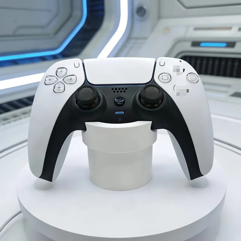 Soporte para mando de videojuegos impreso en 3D, compatible con PS5/Xbox, almacenamiento de escritorio para mandos, con capacidad para tarjetas de juego