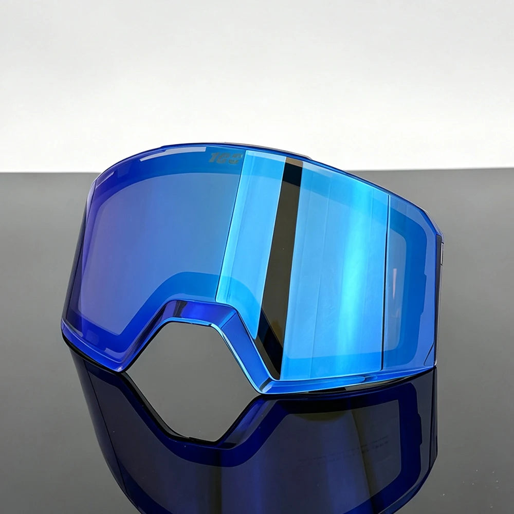 Gafas de esquí magnéticas profesionales, con lentes de doble capa, tratamiento antiniebla y protección UV400. Gafas de esquí de gran tamaño y máscara para esquí, ideales para hombres y mujeres.