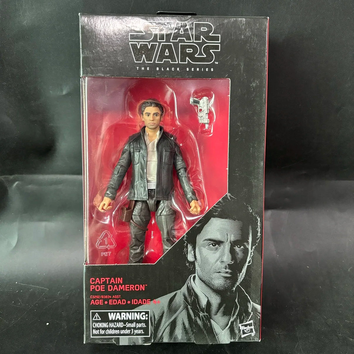 Hasbro Star Wars serie negra Obi-Wan Darth Vader Cal Kestis Boba Fett Luke Mandalorian figura de acción modelo juguete para regalo