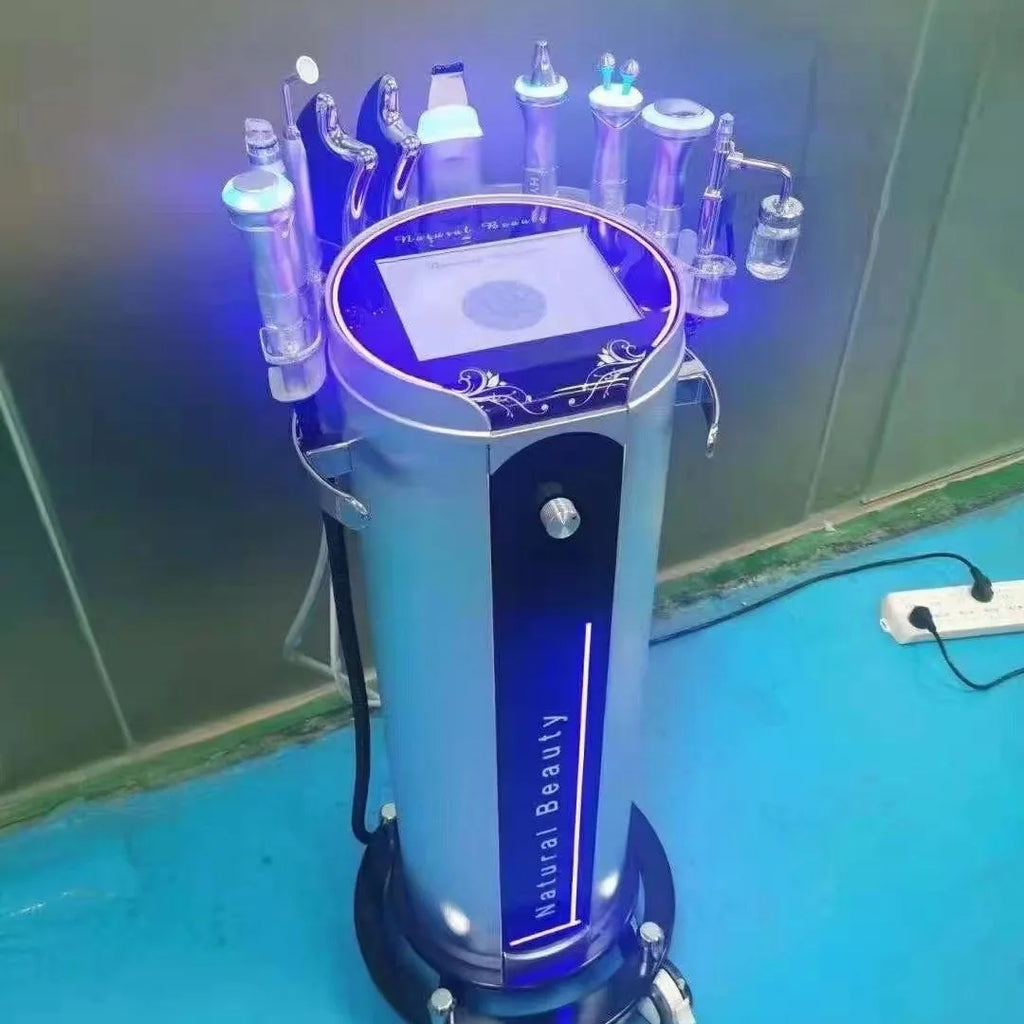 Máquina Multifuncional de Rejuvenecimiento Facial con Agua, Máquina de Cuidado y Limpieza de la Piel, Limpieza Profunda y Blanqueamiento de la Piel, Adecuada para
