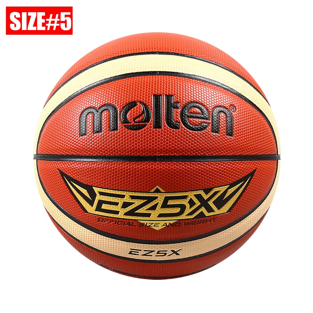 Balón de Baloncesto Molten 2026, Tamaño Oficial 7/6/5, Material PU, para Interior y Exterior, Entrenamiento, Partidos, Equipo, Baloncesto Original