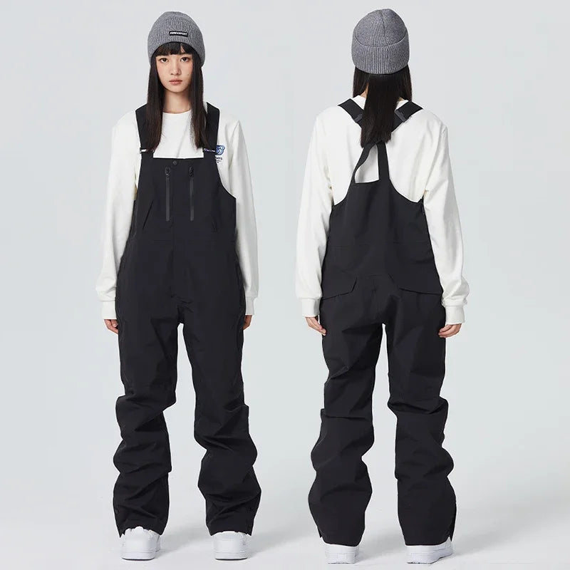 Monos de esquí impermeables para hombre y mujer, ropa deportiva de montaña, Snowboard, motocicleta, pantalones de nieve, invierno, 3L, 2025