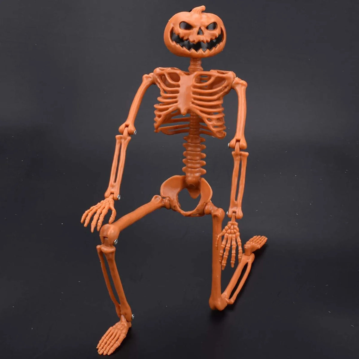 Esqueleto de tamaño para persona de Halloween, accesorios colgantes, huesos de calavera humana falsos móviles, decoración de fiesta de Casa Encantada