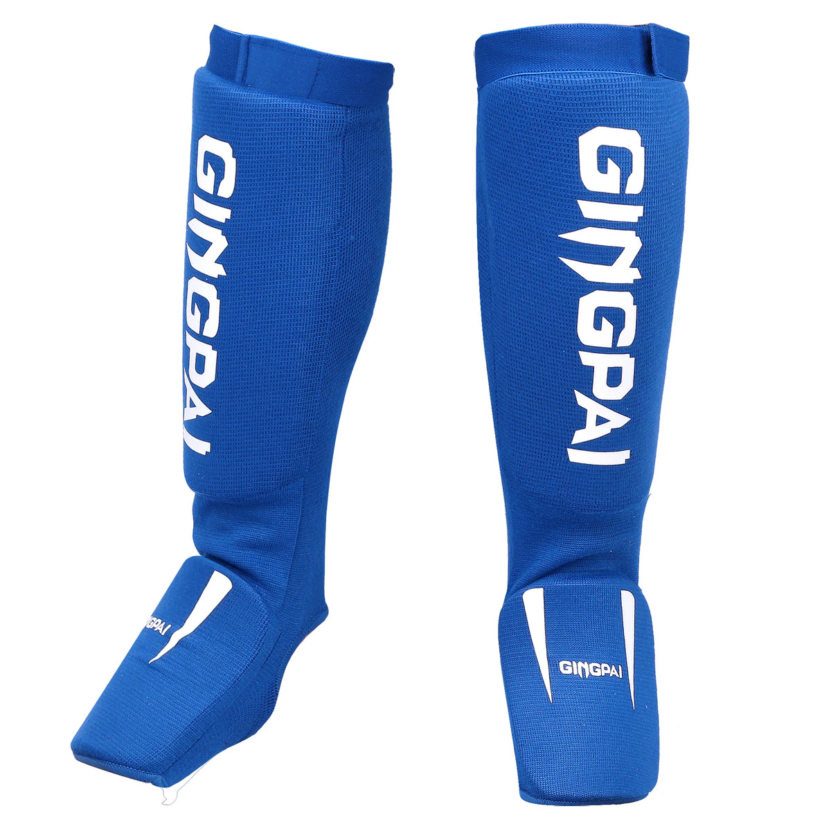 Protectores de espinilla de algodón para boxeo, MMA, TKD, Kickboxing, Muay Thai, con protección de empeine, tobillo y pie, y soporte para pierna para entrenamiento