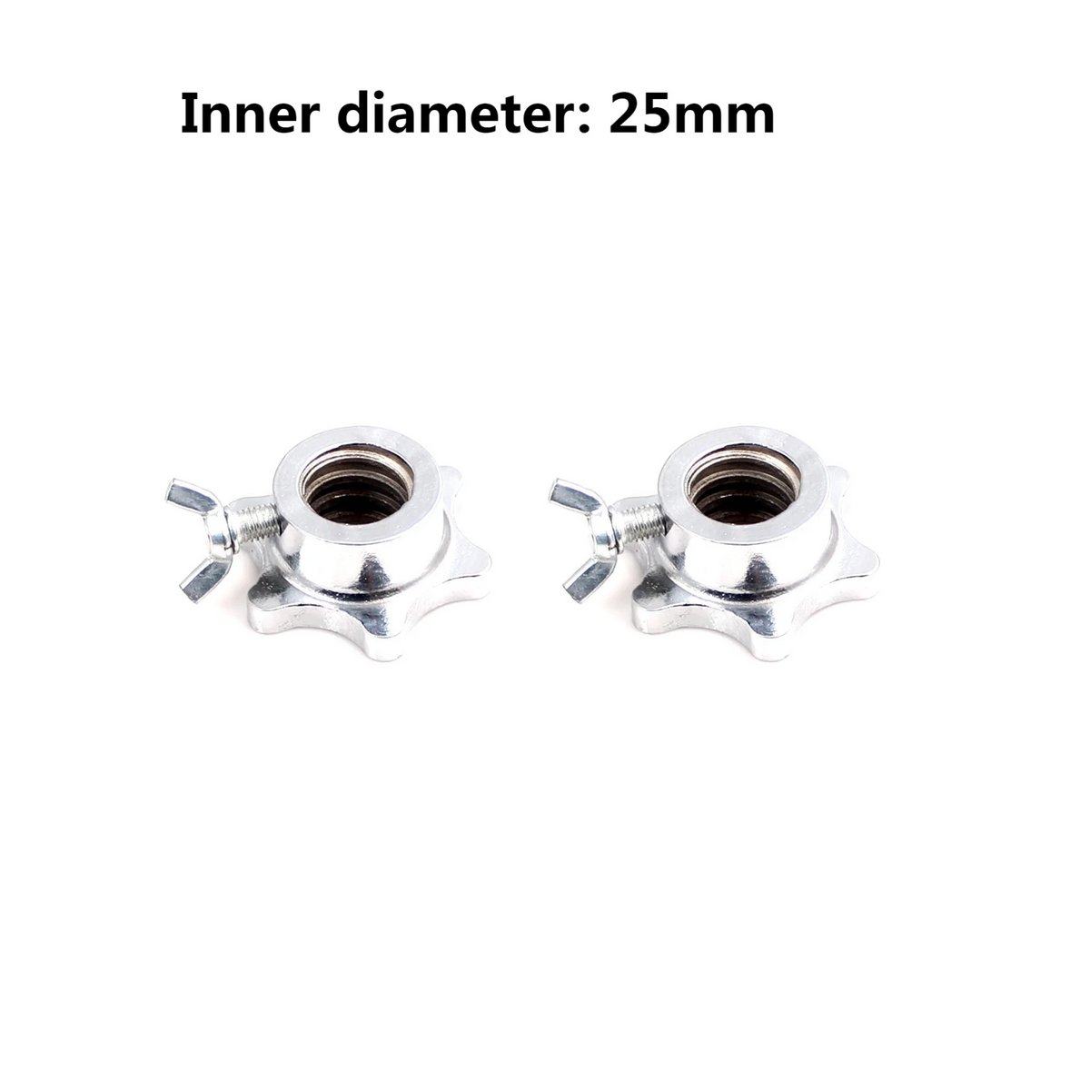 Barras de mancuernas galvanizadas con tuercas, mancuernas roscadas estándar de 25mm, mango de mancuerna para el hogar, gimnasio, Fitness, barras de ejercicio duraderas, 30, 35, 40, 45cm