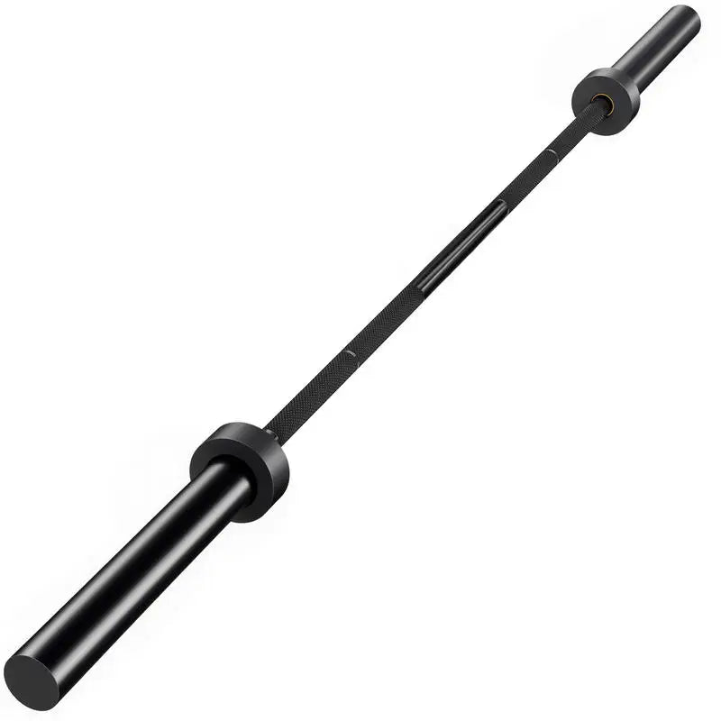 Barra de pesas, 180 cm, barra olímpica, acero, capacidad de carga de 200 kg, color negro
