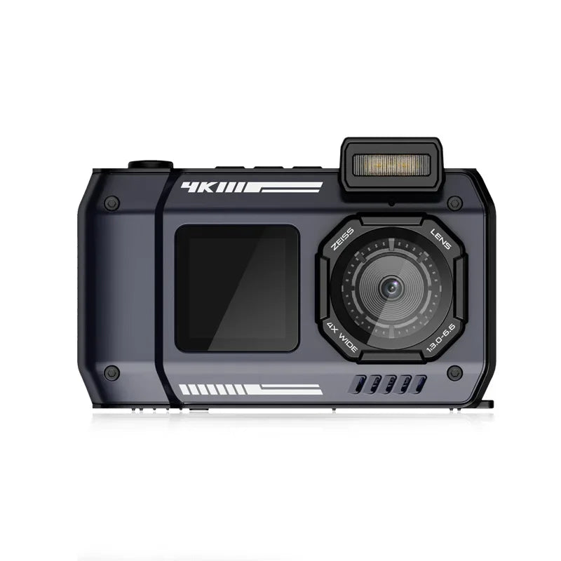 Nueva cámara Digital D50 4K HD CCD 1080P 48MP 18x Zoom 2,88 pulgadas pantalla IPS fotografía al aire libre Selfie VLOG Video cámara para niños