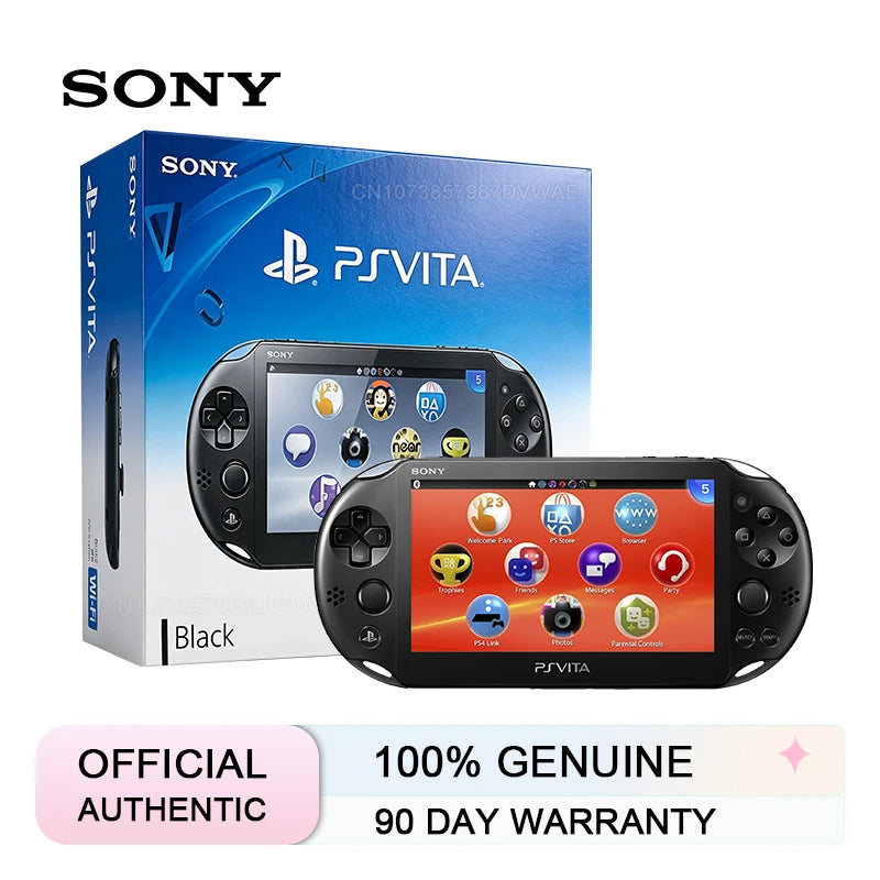 Consola Original Sony PSVita 2000 PS Vita 2000 Slim con Juegos Gratis de la Tienda PKGJ, Tarjeta de Memoria de 64GB/128GB PSV2000