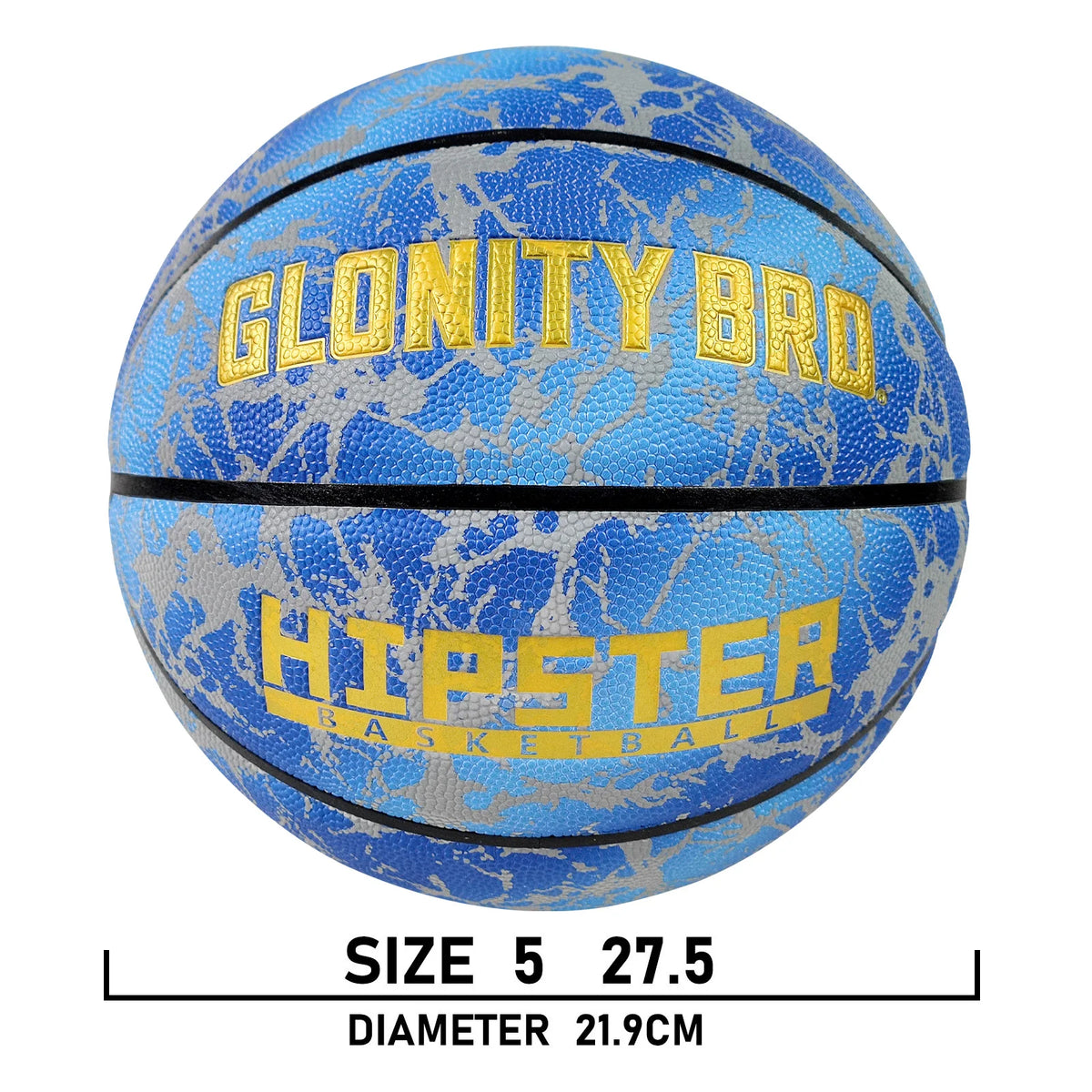 Pelota de baloncesto brillante de cuero, resistente al desgaste, tamaño 5/6/7-27, 5/28, 5/9,5 pulgadas, para jóvenes, juego nocturno de baloncesto en el exterior y