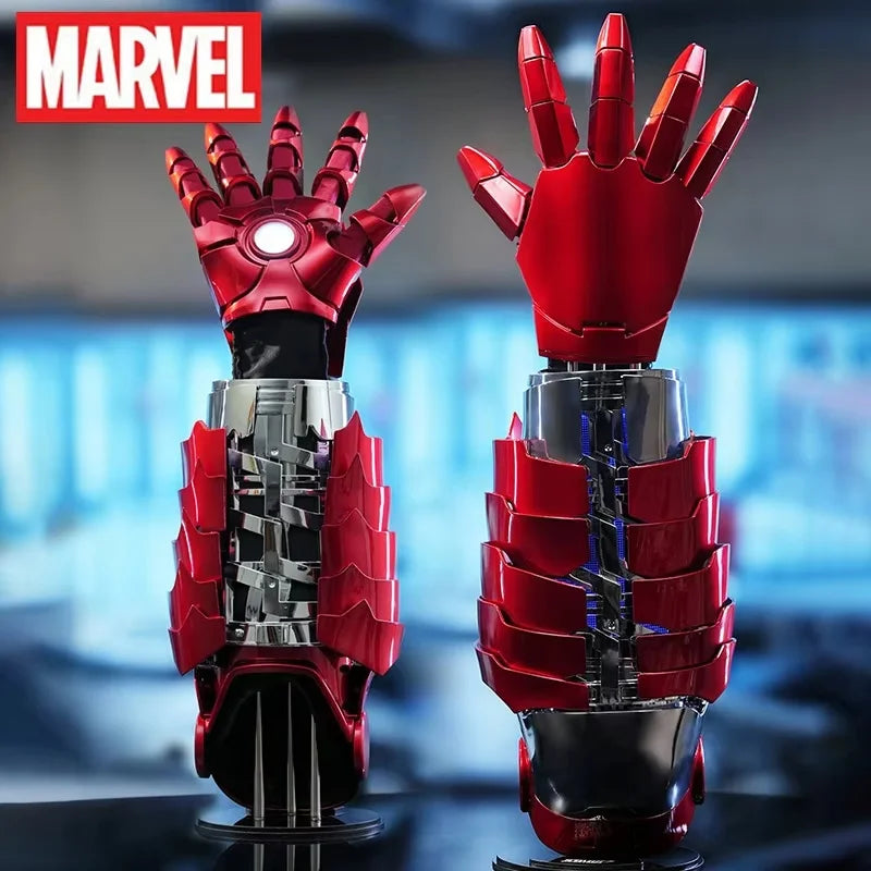 En Stock Spark Studio 1/1 escala persona Real usable Iron Man Mk5 Mecha brazo Control de voz táctil Control remoto juguete regalo de cumpleaños