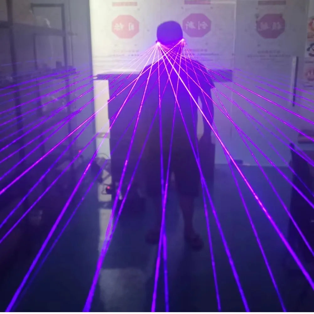 Gafas Led multilínea, gafas portátiles, haz de DJ, luz de escenario para fiesta, bailarina, espectáculo, disfraces luminosos, actuación en club nocturno