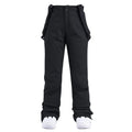 Pantalones de esquí para hombre y mujer, pantalones de esquí gruesos y cálidos de invierno, pantalones con tirantes impermeables a prueba de viento, pantalones de Snowboard de talla grande