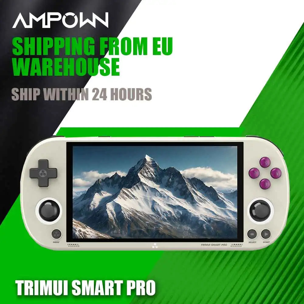TRIMUI SMART PRO Open Source Retro Handheld Emulator 4.96''IPS Screen Linux System Smartpro Retro Video Game Player Gift